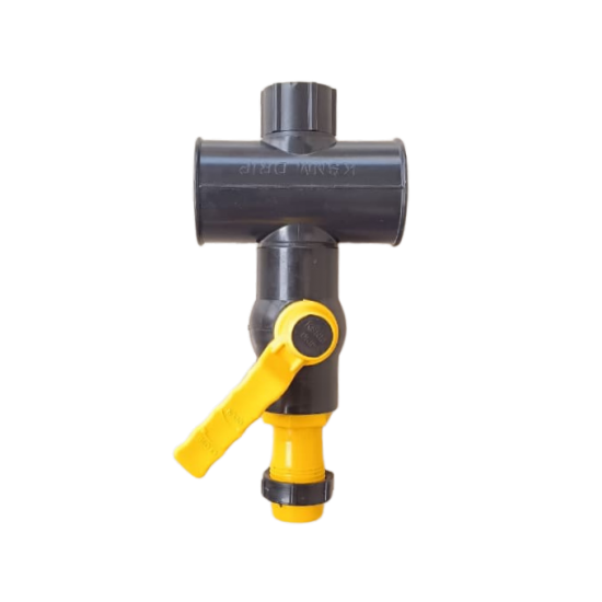 4WC TEE 63 mm / Ball Valve 40 mm / 40 mm Lock