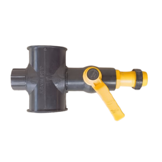 4WC Tee 75 mm / Ball Valve 40 mm / 40 mm Lock