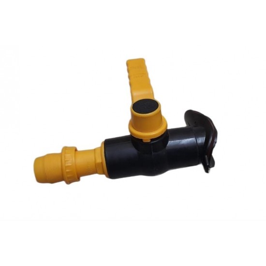 Lay Flat Connector / Ball Valve 32 mm / 32 mm Lock
