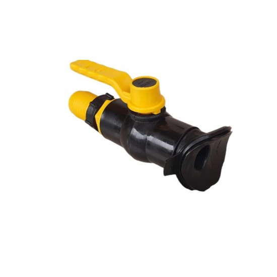 Lay Flat Connector/ Ball Valve 40 mm / 40 mm Lock