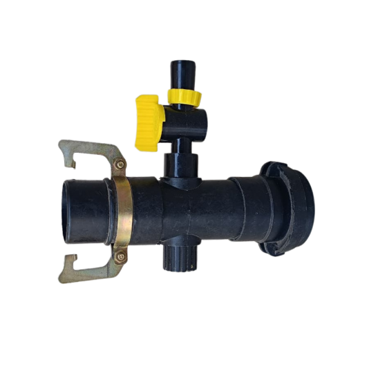 75mm EPC Type  Rain Connector 40mm (OS Thread) Ring Clamp With 40mm Rain Pipe / 1’’ FT Cock