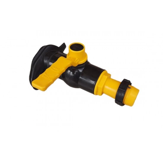 Lay Flat Connector/ Ball Valve 40 mm / 40 mm Lock
