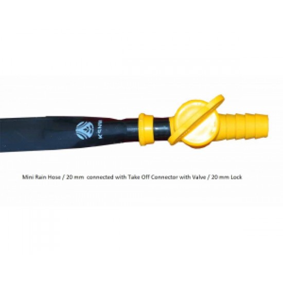 Take Off Connector With Valve / 20 mm Lock